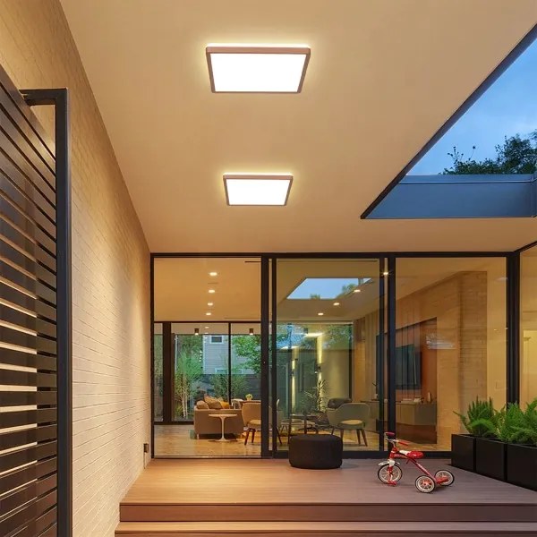 Brilagi - Plafonieră LED pentru baie ULTRA SLIM LED/24W/230V 42x42 cm roz auriu IP54