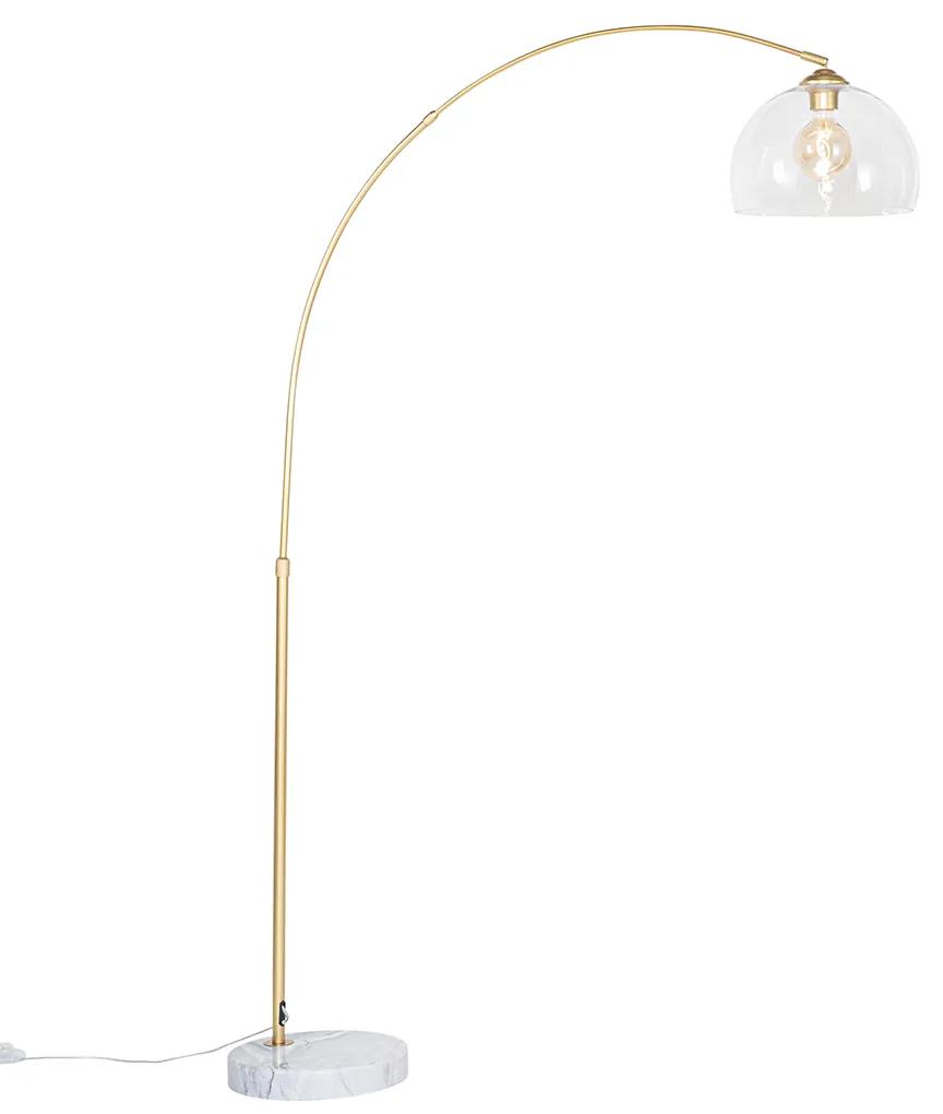 Lampă modernă cu arc din alamă cu sticlă transparentă - Arc