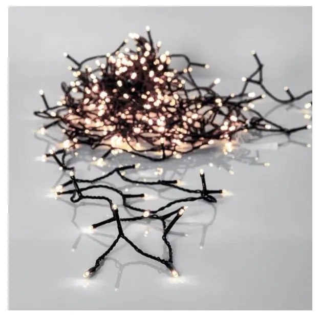 Instalație LED de Crăciun de exterior CRISPY ICE 360xLED 25,6m IP44 alb cald Eglo 410832