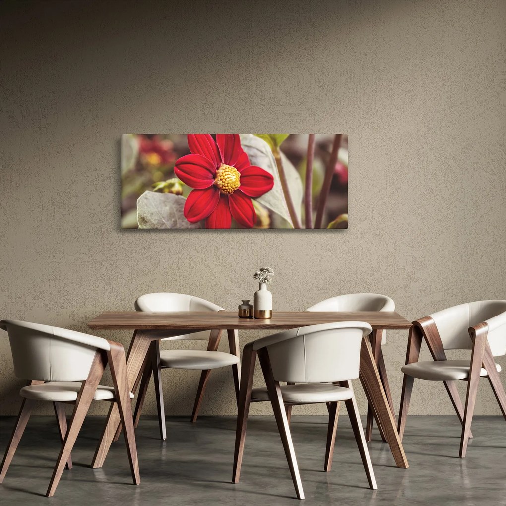 Tablou cu floare (120x50 cm)