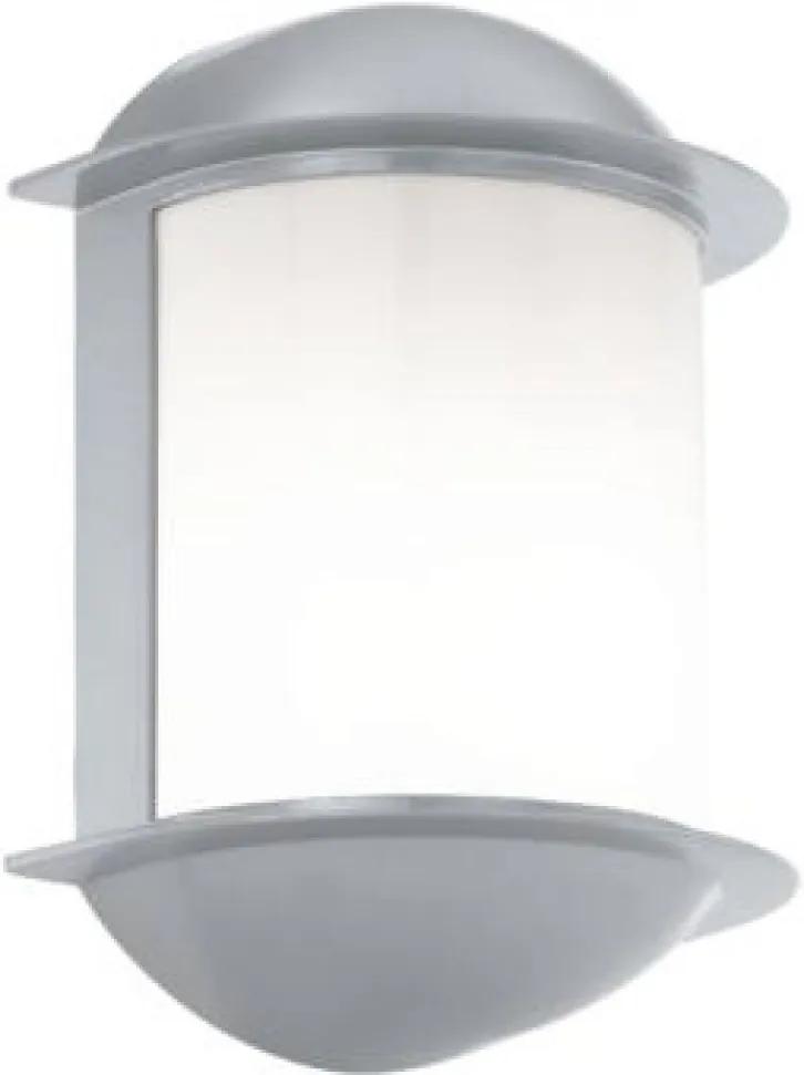 Aplica de exterior cu LED Eglo Modern Isoba 1x7 W 16x22x10 cm aluminiu silver 93259