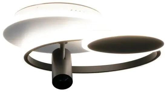 Plafonieră LED dimabilă LED/65W/230V 3000-6500K alb/negru + telecomandă