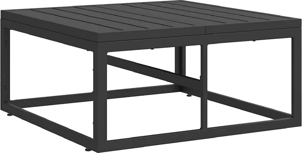 vidaXL Mobilier pentru Exterior Negru 70 x 70 x 32 cm Metal