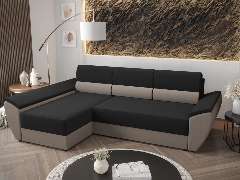 Colțar Radiant L3 (Negru + Gri) (S). 1062237