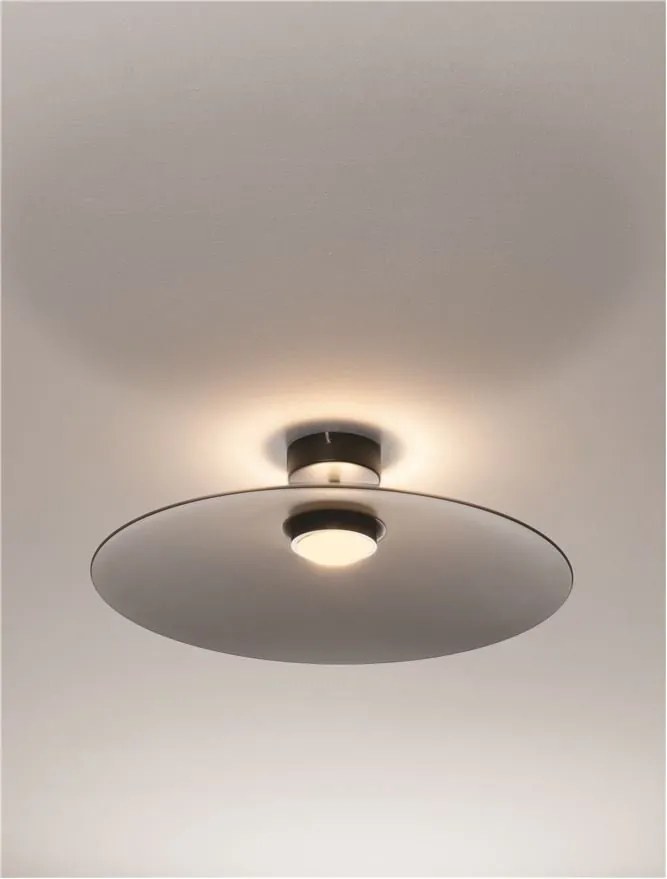 Plafoniera LED design modern POLIFEMO fumuriu, 60cm