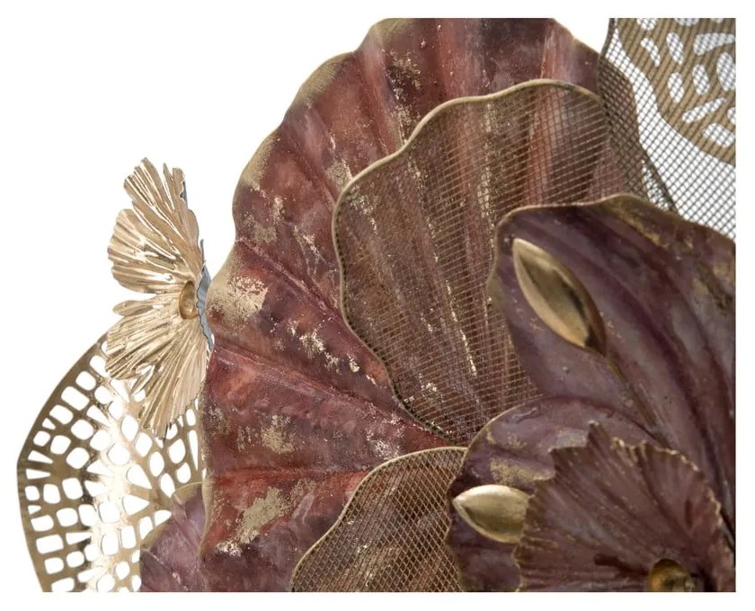 Decorațiune suspendată metalică Mauro Ferretti Flowery, 118 x 58 cm