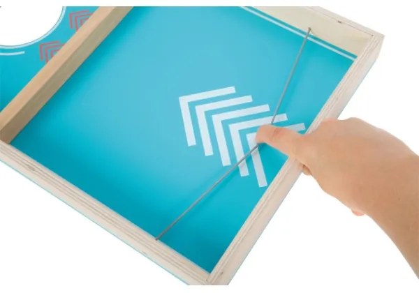 Joc 2 în 1 aruncat cu săculeți și hochei de masă Small Foot Active