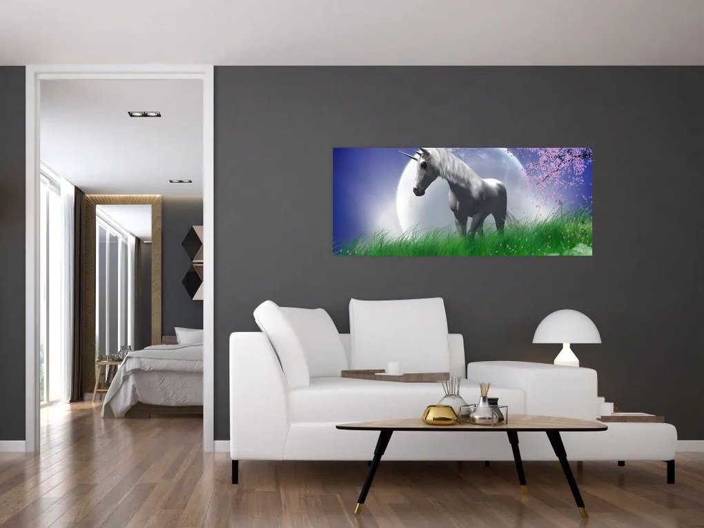 Tablou cu unicorn (120x50 cm)