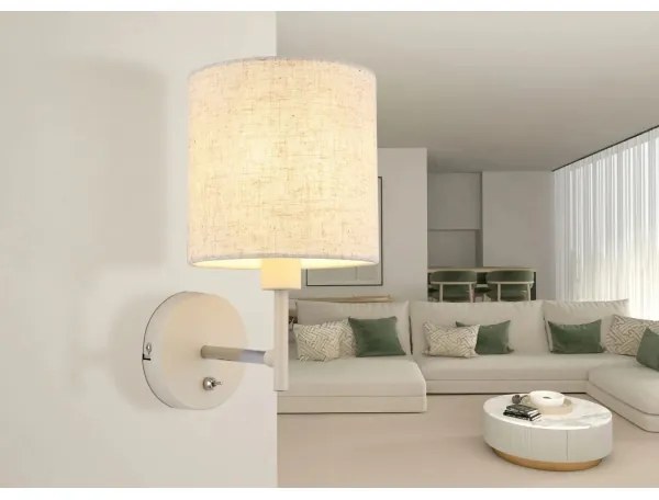 Globo 15968W - Aplică de perete DELEON, 1xE14/40W/230V