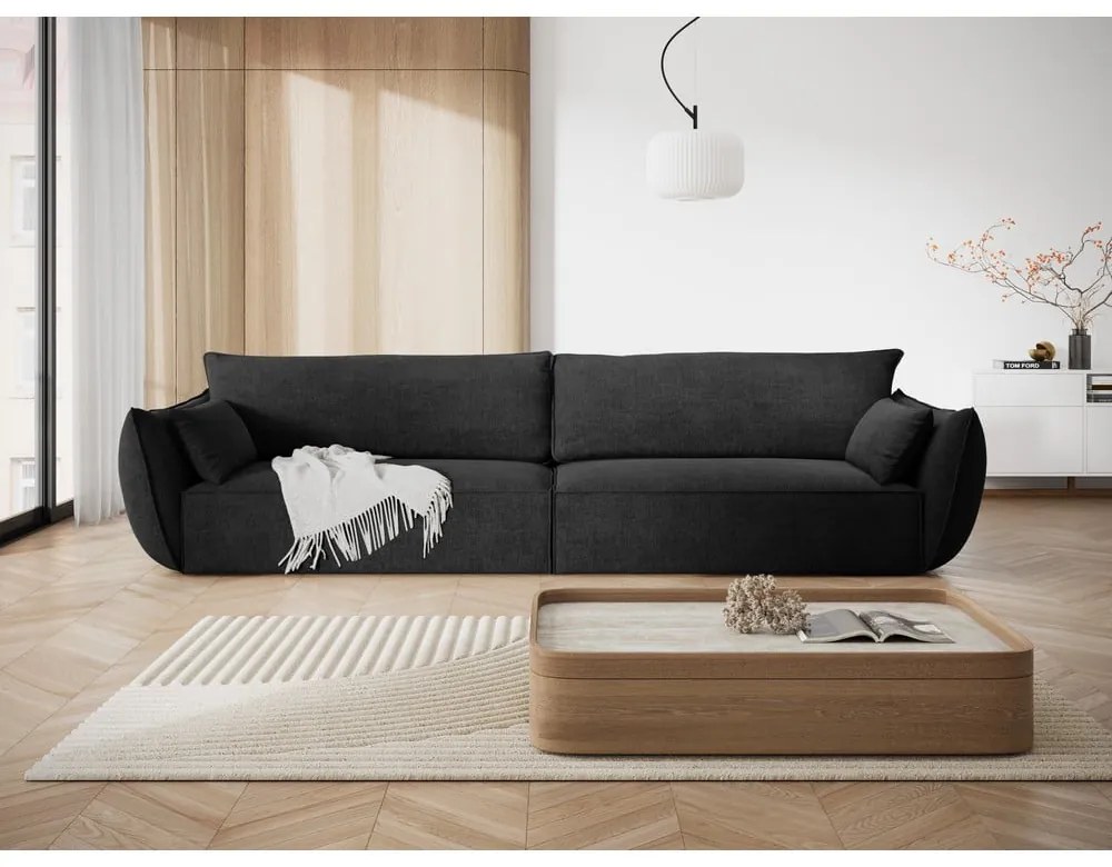 Canapea gri închis 248 cm Vanda – Mazzini Sofas