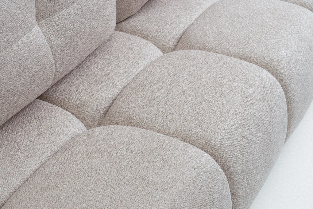 Canapea Lerio extensibilă - țesătură hidrofobă bej deschis Blur 02