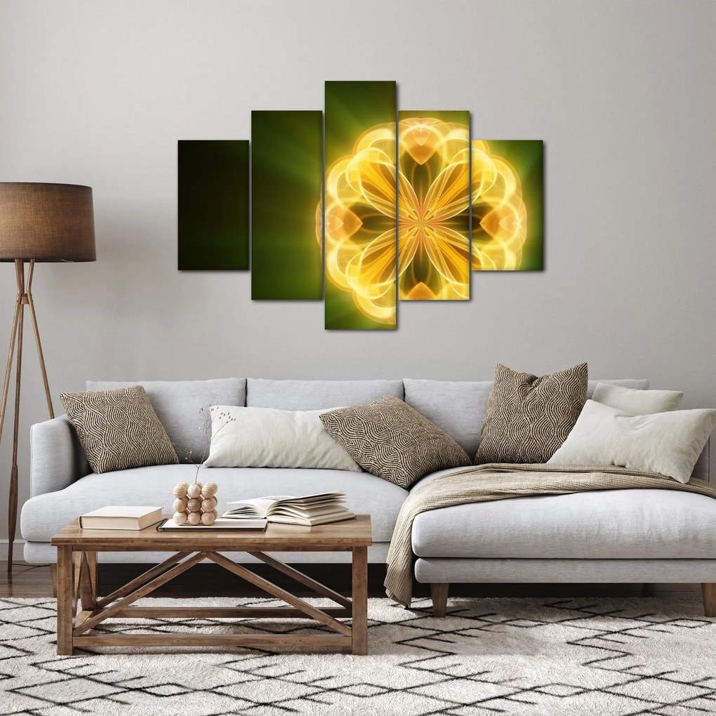 Tablou cu floare galbenă (150x105 cm)