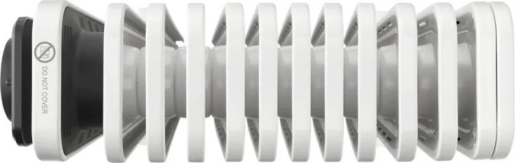 Calorifer cu ulei Midea MHO2311MCPW, 2300 W, 20 m², 11 elemenți, 3 trepte, Termostat manual, cronometru, Alb