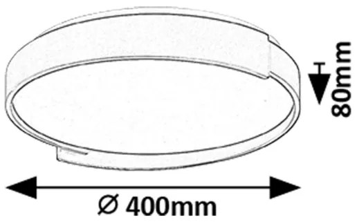 Plafonieră LED dimabilă Rabalux 71305 LALEH LED/24W/230V 3000-6500K + telecomandă