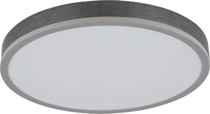 Plafoniera LED aluminiu argintiu, MDF gri DORO 45cm