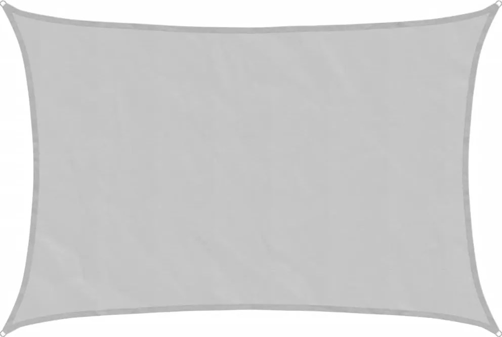 vidaXL Parasolar, gri deschis, 3,5x2,5 m, 100% poliester Oxford