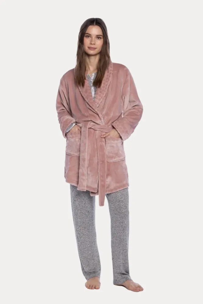 Halat scurt pentru femei PALOMA M Roz pal / Dusty rose