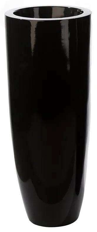 Suport ghiveci KONUS, compozit, negru, 92x36 cm