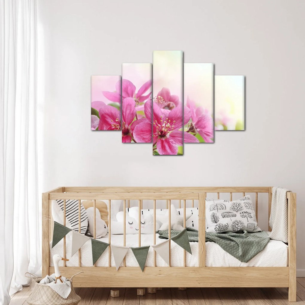 Tablou - Flori roz (150x105 cm)