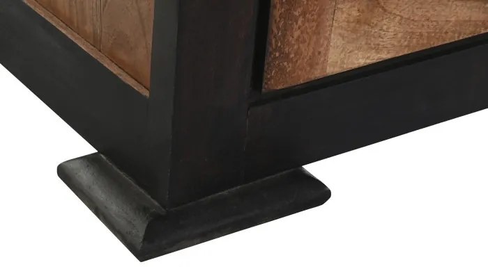 Comoda, neagra, din lemn de acacia, Serafina