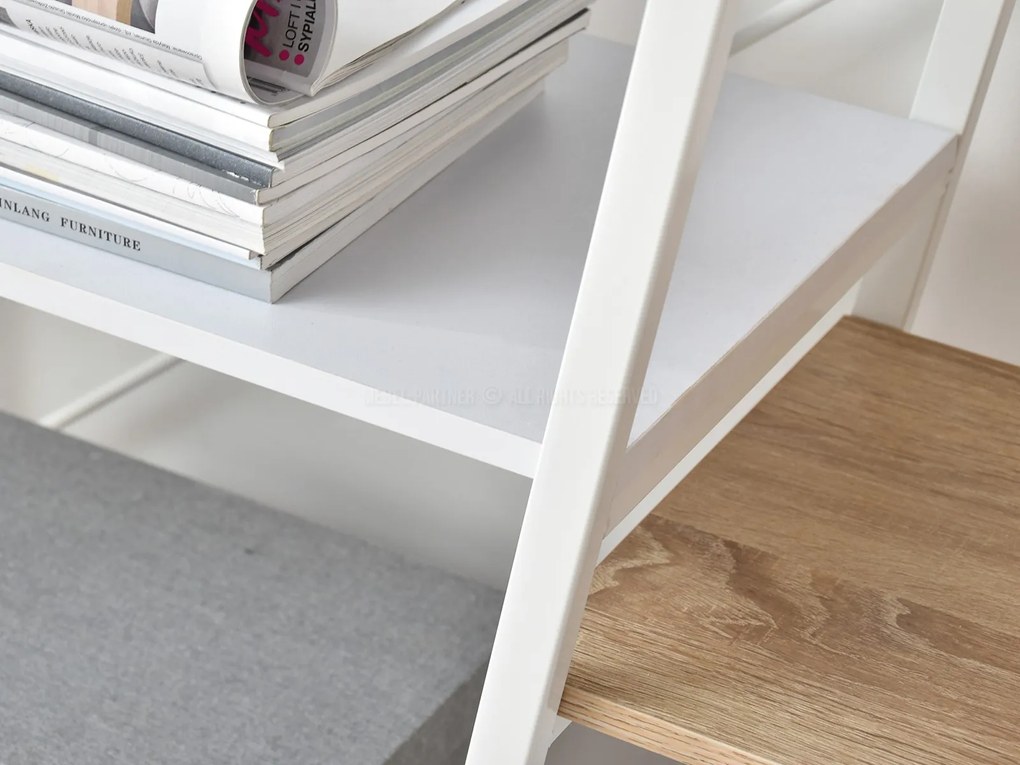 Raft Gecon Reg Zes (sonoma + alb). Promo -26%. 1111809
