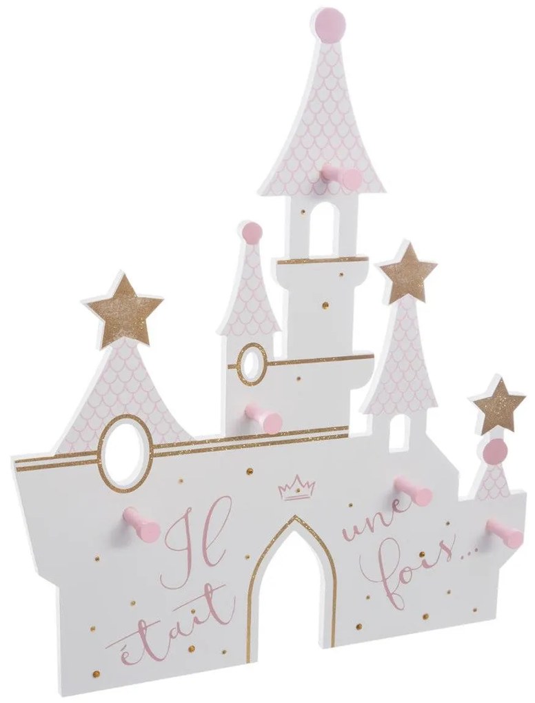 Umeras pentru camera copilului LOCK, 5 carlige, 45 cm