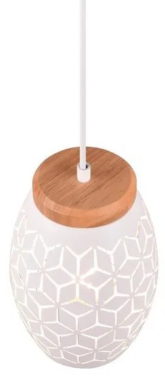 Lustră albă ø 15 cm Bidar – Reality