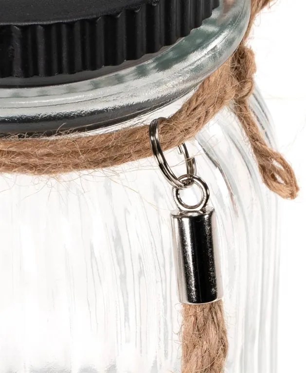 Set de lumini solare, 3 LED-uri, plastic, alb rece, 5 buc