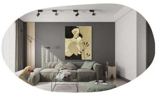 Oglindă de perete VANOMI 89x52 cm