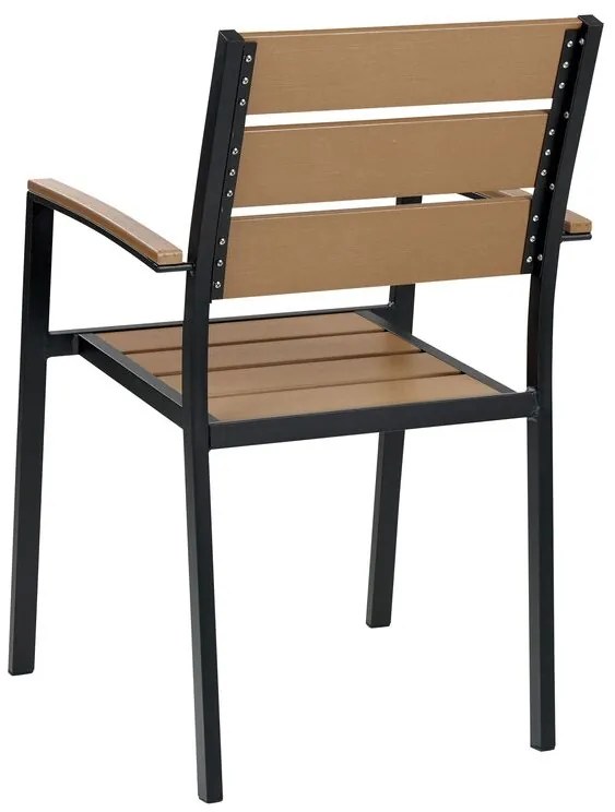 Set mobilier de grădină Valero (lemn deschis) . 1076389