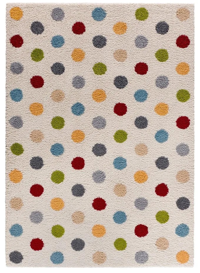 Covor crem 133x190 cm Norge Dots – Universal