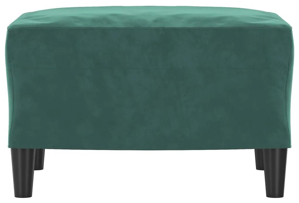 Taburet, verde inchis, 60x50x41 cm, catifea Verde inchis, 60 x 50 x 41 cm