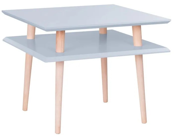 Măsuță cafea Ragaba Square, 55 x 55 cm, gri deschis