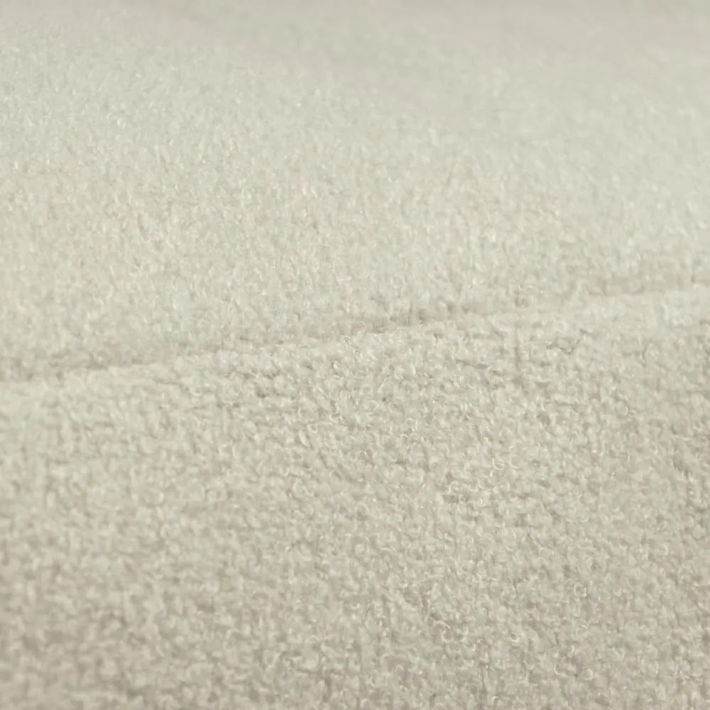 Fotoliu bean bag gri deschis cu tapițerie din țesătură bouclé Sofa Tube 190 – SLOWDOWN