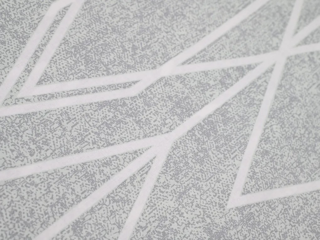 Lenjerie de pat din bumbac Renforce GRAY STRIPES gri Dimensiune lenjerie de pat: 70 x 90 cm | 140 x 200 cm