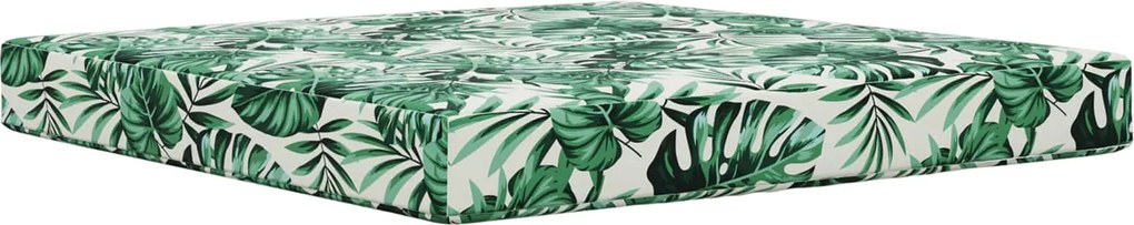 vidaXL Perna pentru canapea de exterior Model cu frunze 80 x 80 x 8 cm