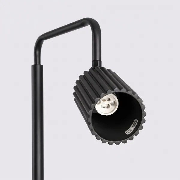 Sollux SL.2015 - Lampadar KARBON 1xGU10/10W/230V negru