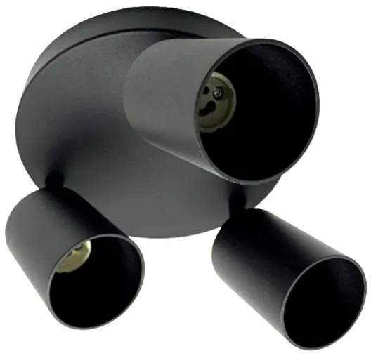 Lampă spot FARGO 3xGU10/30W/230V negru
