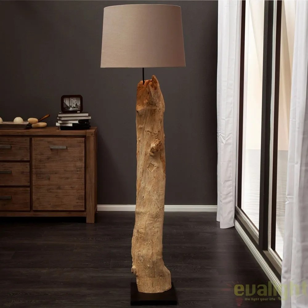 Lamparar deosebit / Lampa de podea cu design rustic ROUSILIQUE A-17320 VC