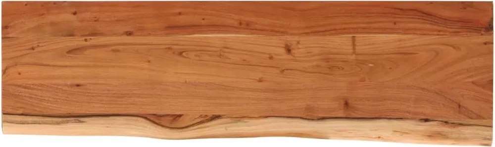 vidaXL Raft perete 110x30x2,5cm dreptunghiular lemn acacia margine vie