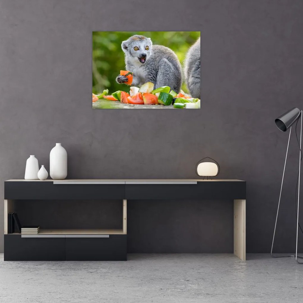 Tablou cu lemur (70x50 cm)