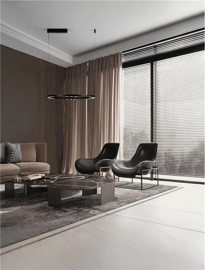 Lustra suspendata LED design circular LUNETTE 60cm NVL-9030925