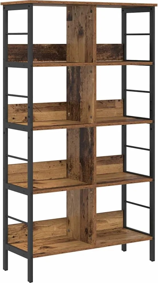 vidaXL Raft pentru cărți Lemn Vechi 82 x 32 x 144,5 cm Lemn compozit