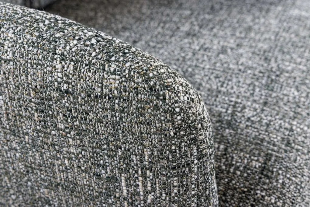 Set de 2 scaune pivotante picioare din lemn Big George verde texturat