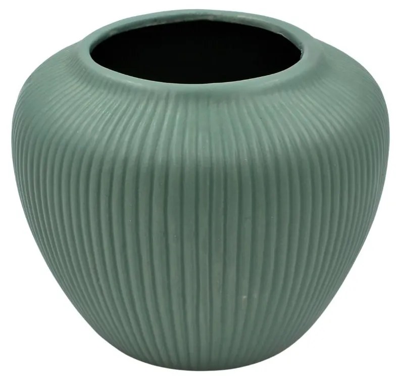 Vază decorativă ceramică verde 15x15x13cm