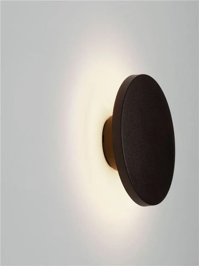 Aplica lumina ambientala pentru fatade IP65 ELLUX negru 13cm