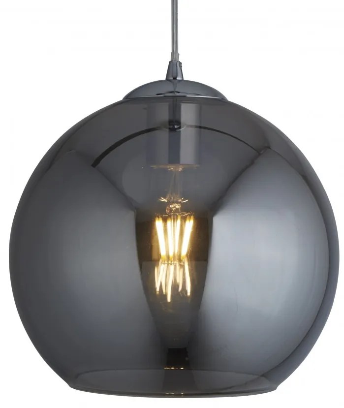 Pendul design modern 25cm Balls crom / fumuriu 1621SM SRT