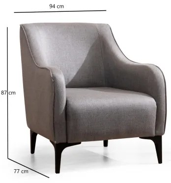 Fotoliu ROCO gri
