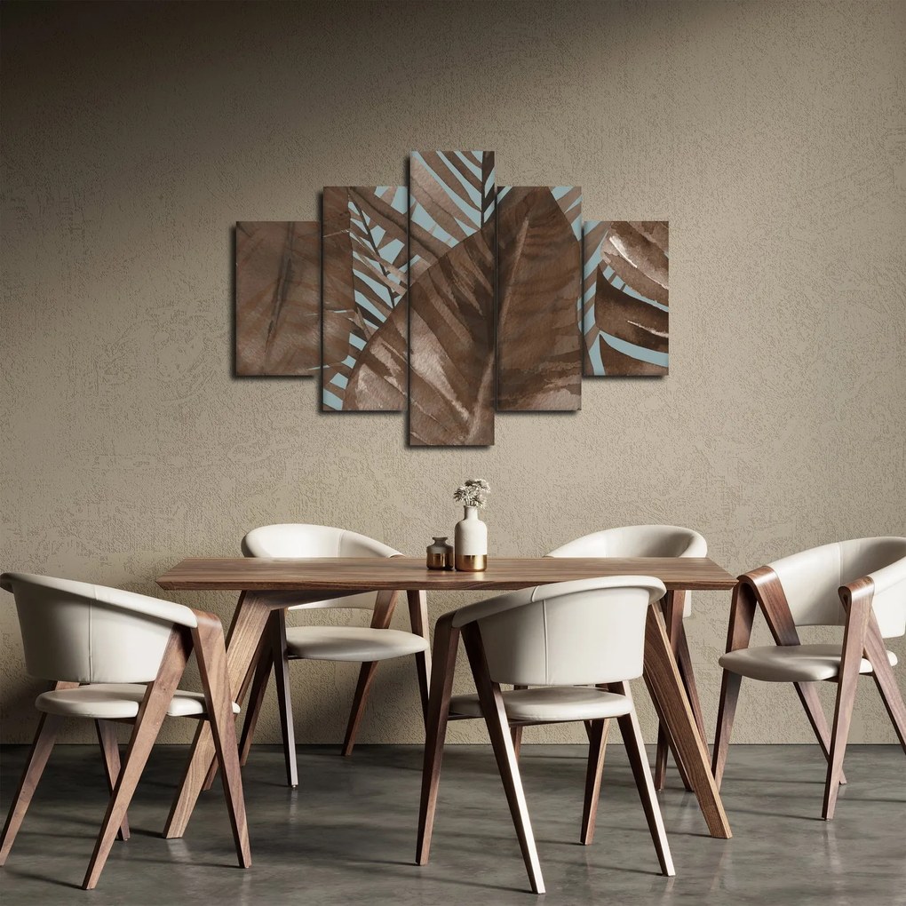 Tablou - Frunze de palmier acvarel (150x105 cm)