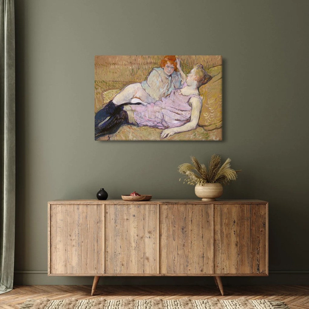Tablou - Henri de Toulouse-Lautrec, The Sofa, reproducere (90x60 cm)